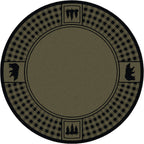 Image of an area rug, Bear Refuge - Green