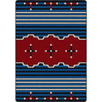 Image of an area rug, Big Chief 2 - Blue