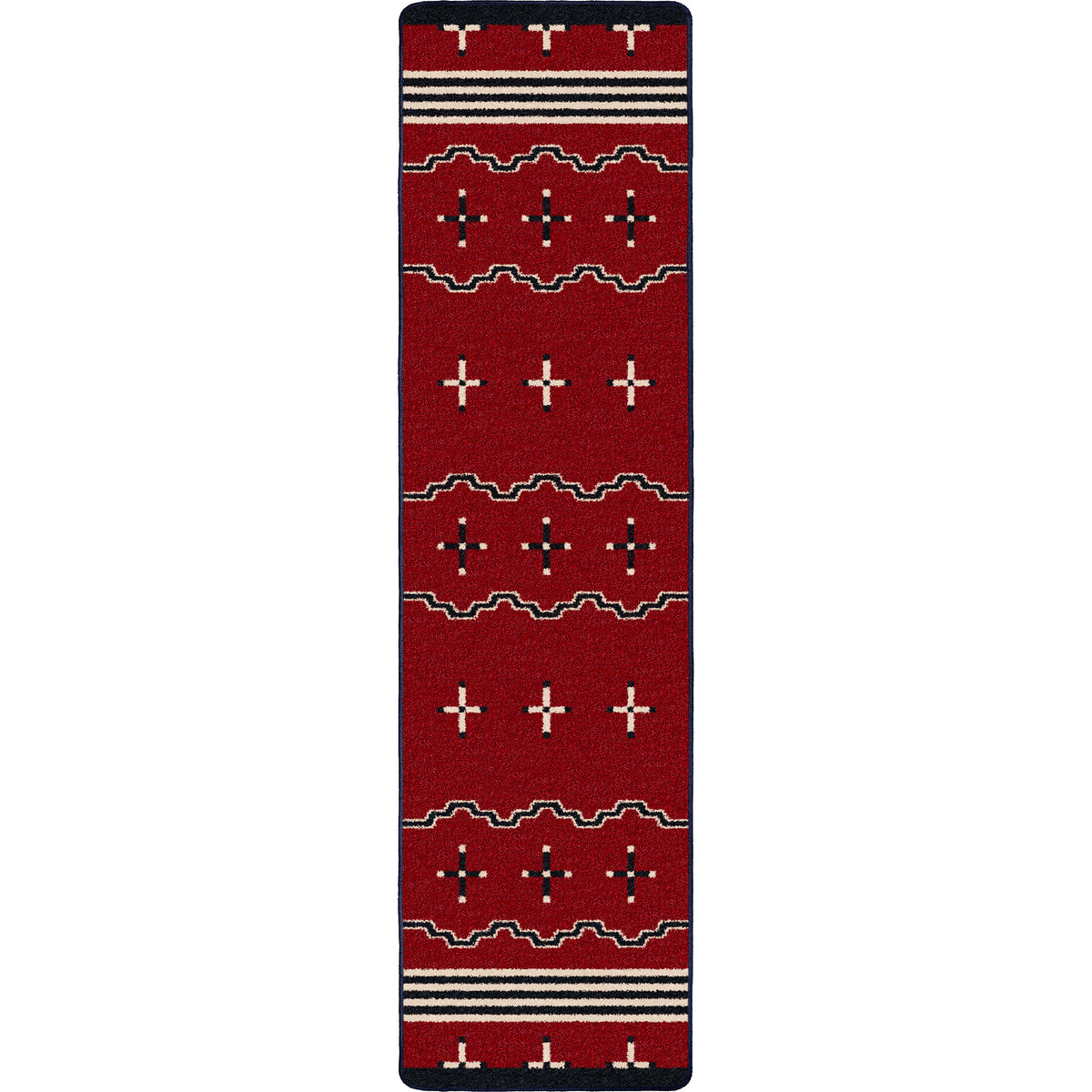 Image of an area rug, Big Chief - Red