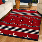 Image of an area rug, Big Chief - Red