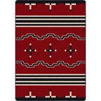 Image of an area rug, Big Chief - Red