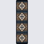Image of an area rug, Bison Creek - Black and Russet