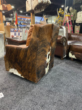 Load image into Gallery viewer, Bonham Cowhide Swivel Glider
