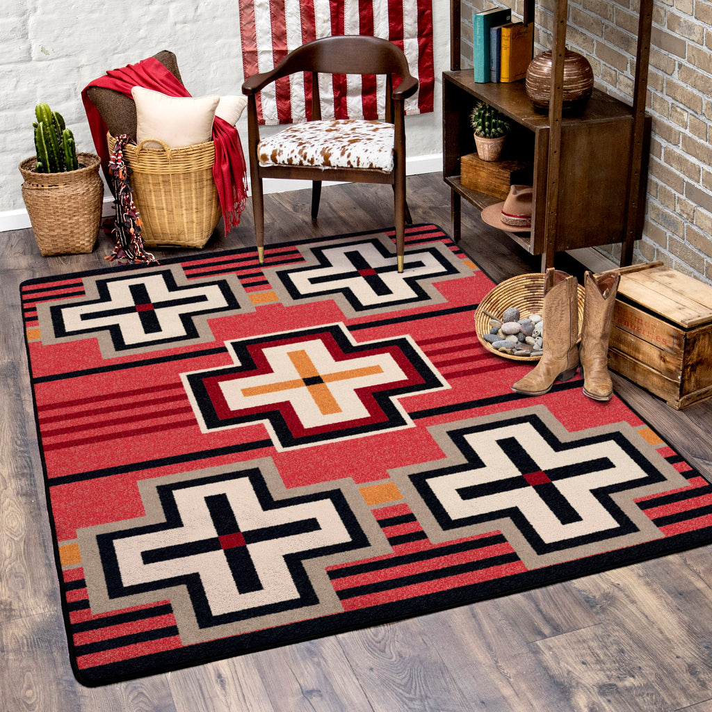 Image of an area rug, Bounty - Red