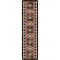 Image of an area rug, Bow Strings - Brown