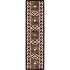 Image of an area rug, Bow Strings - Brown