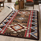 Image of an area rug, Bow Strings - Brown