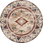 Image of an area rug, Bow Strings Distressed - Brown