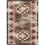 Image of an area rug, Bow Strings Distressed - Brown