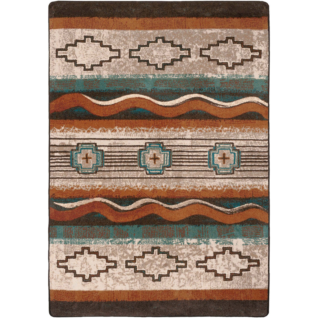 Image of an area rug, Brand New Old School OKA - Buckskin