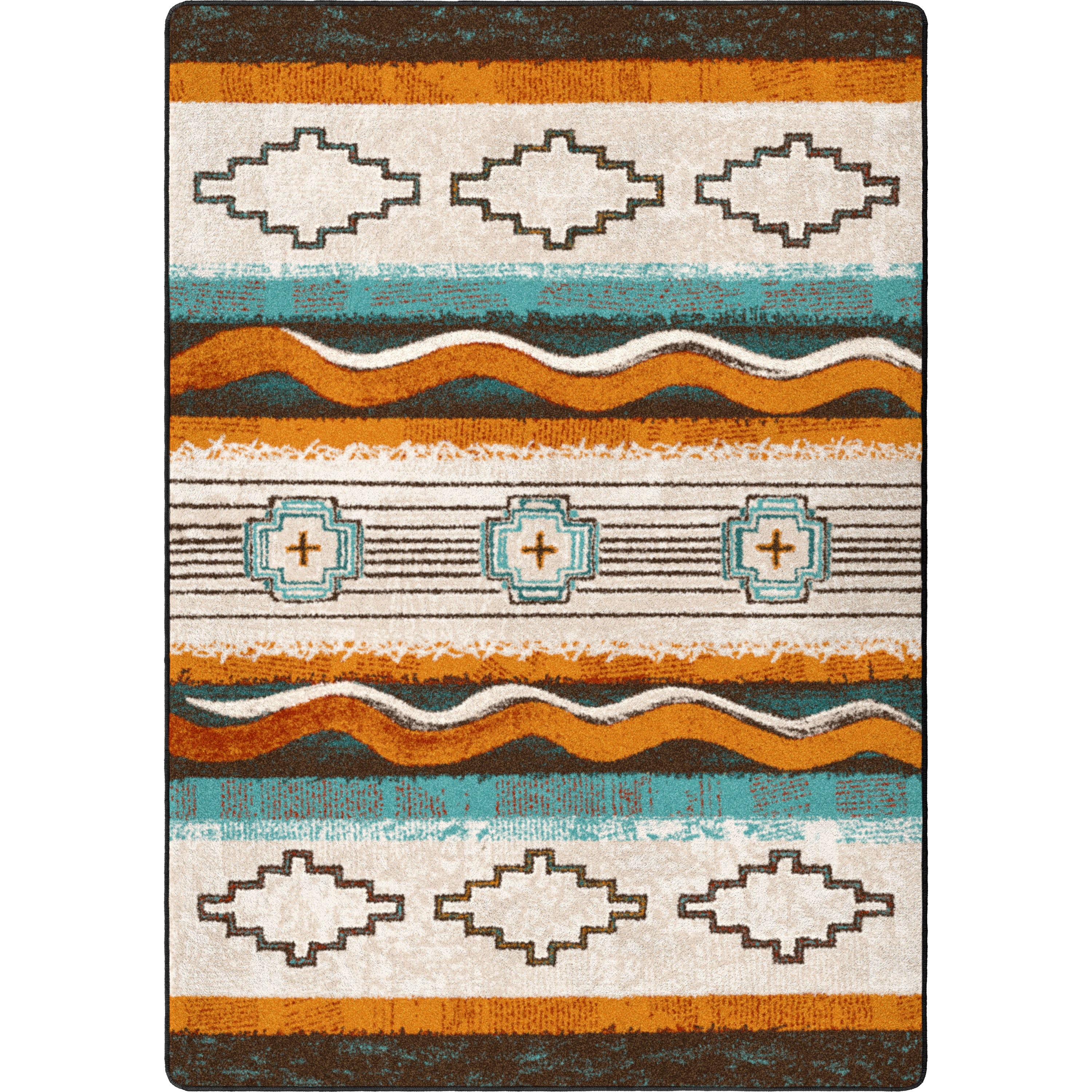 Image of an area rug, Brand New Old School OKA - Buckskin
