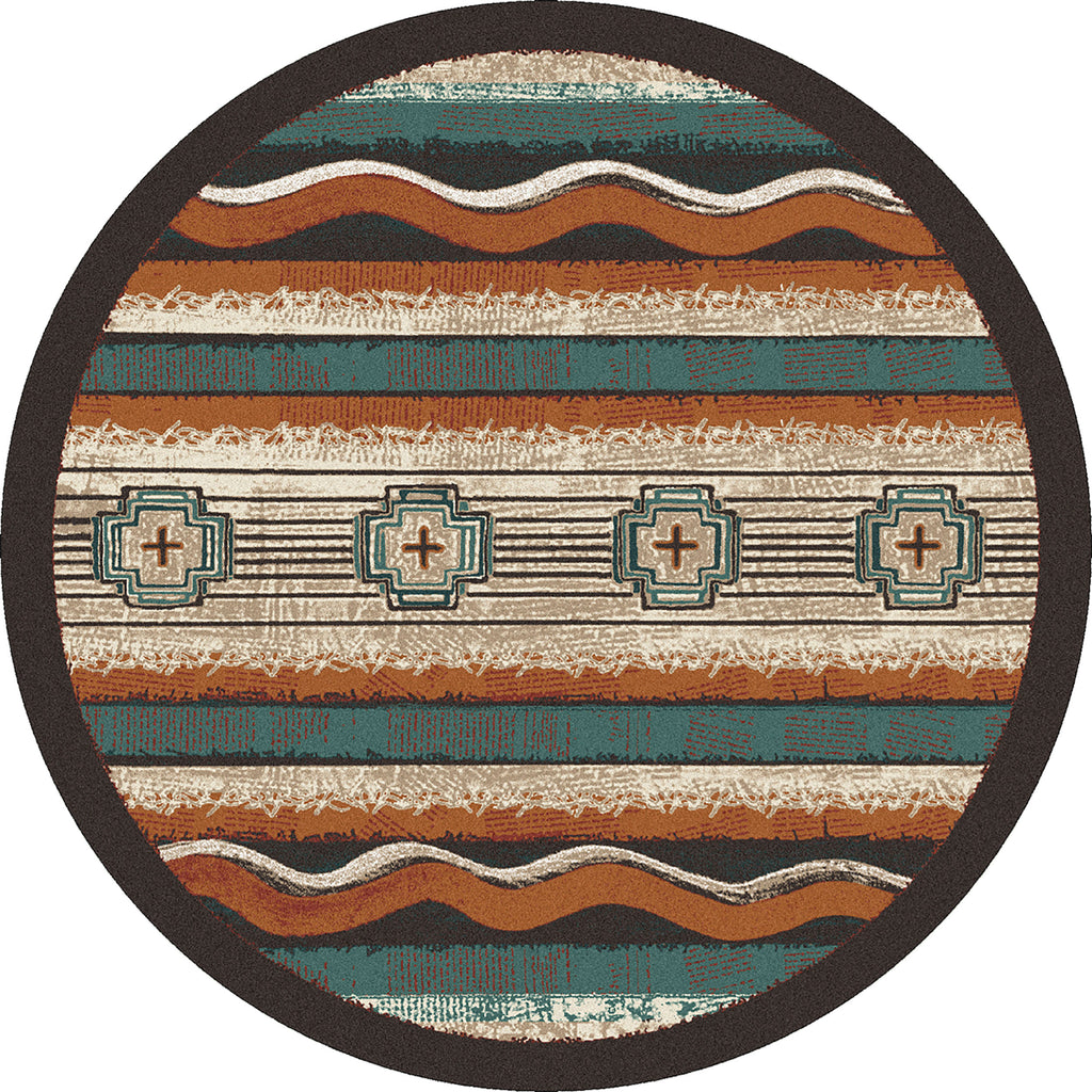 Image of an area rug, Brand New Old School OKA - Buckskin