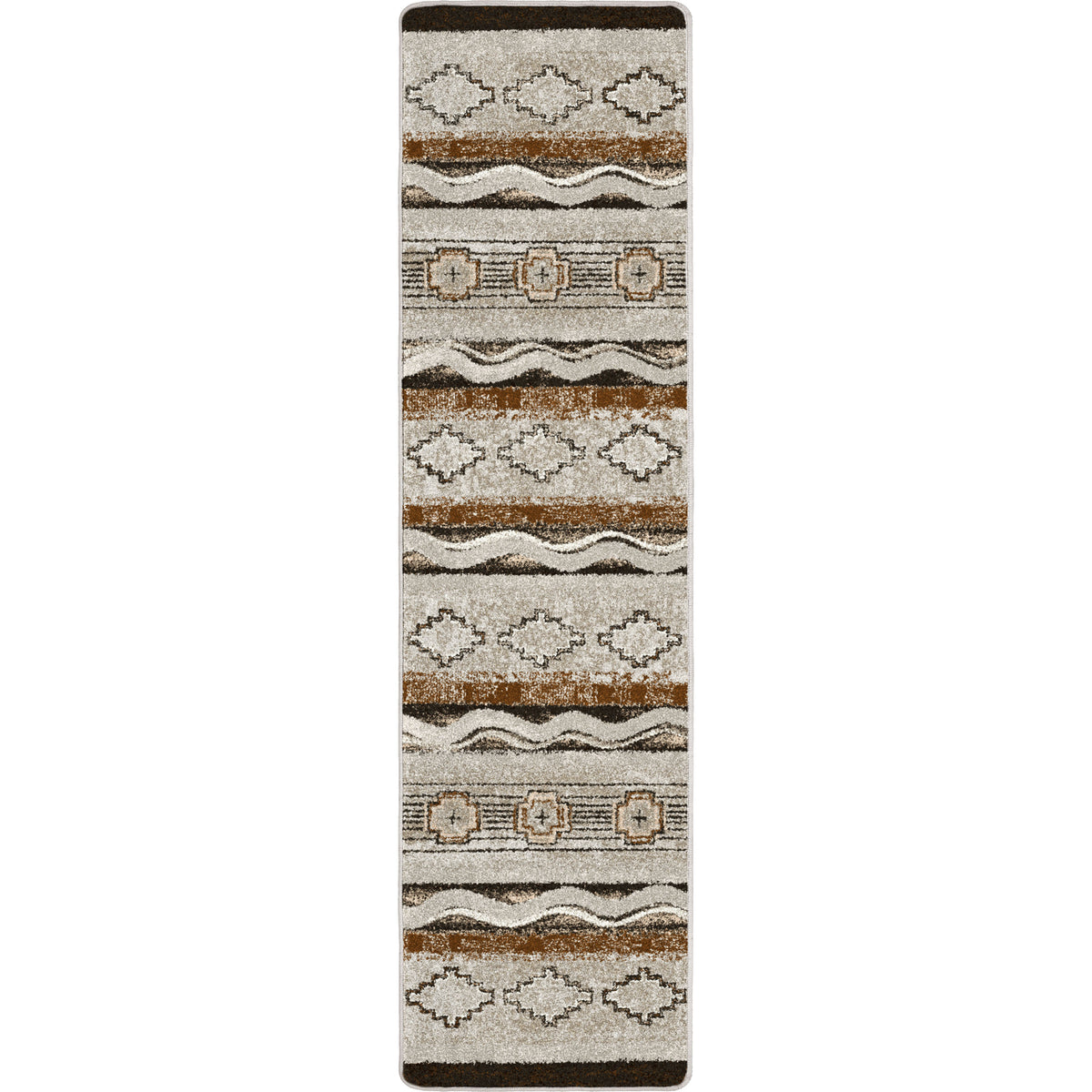 Image of an area rug, Brand New Old School - Earthenware