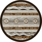 Image of an area rug, Brand New Old School - Earthenware