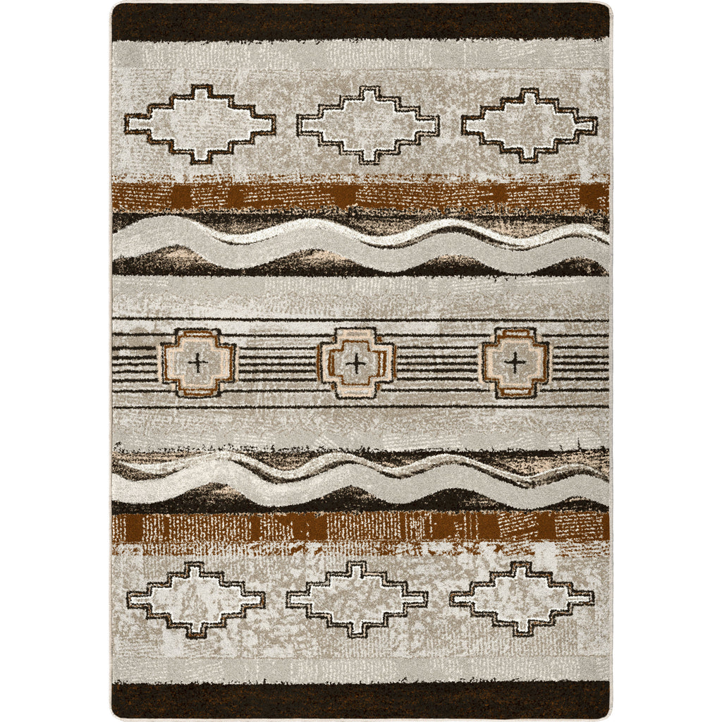 Image of an area rug, Brand New Old School - Earthenware