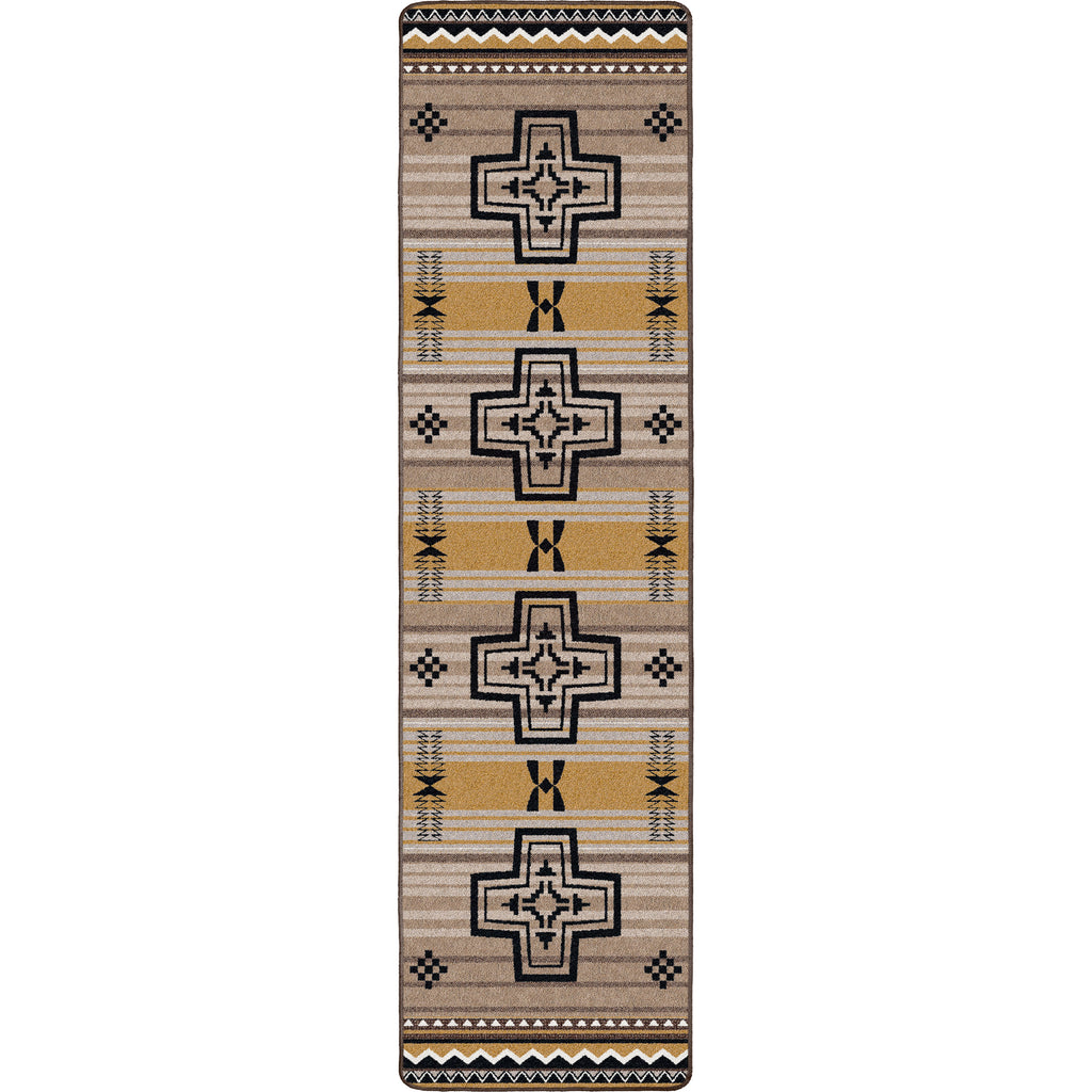 Image of an area rug, Brazos OKA - Old Gold