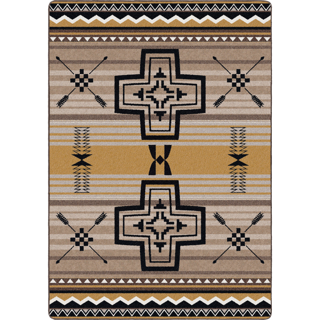 Image of an area rug, Brazos OKA - Old Gold