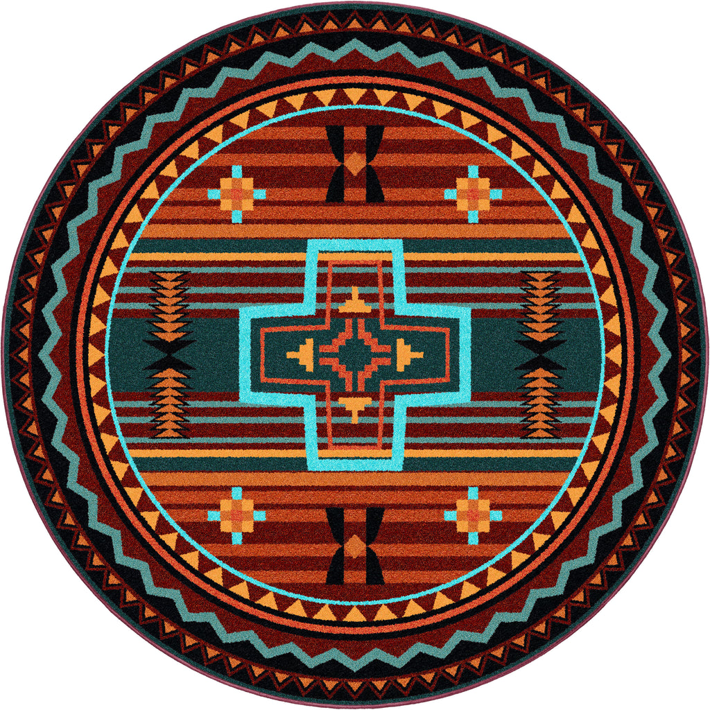 Image of an area rug, Brazos OKA - Sunset