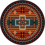 Image of an area rug, Brazos OKA - Sunset
