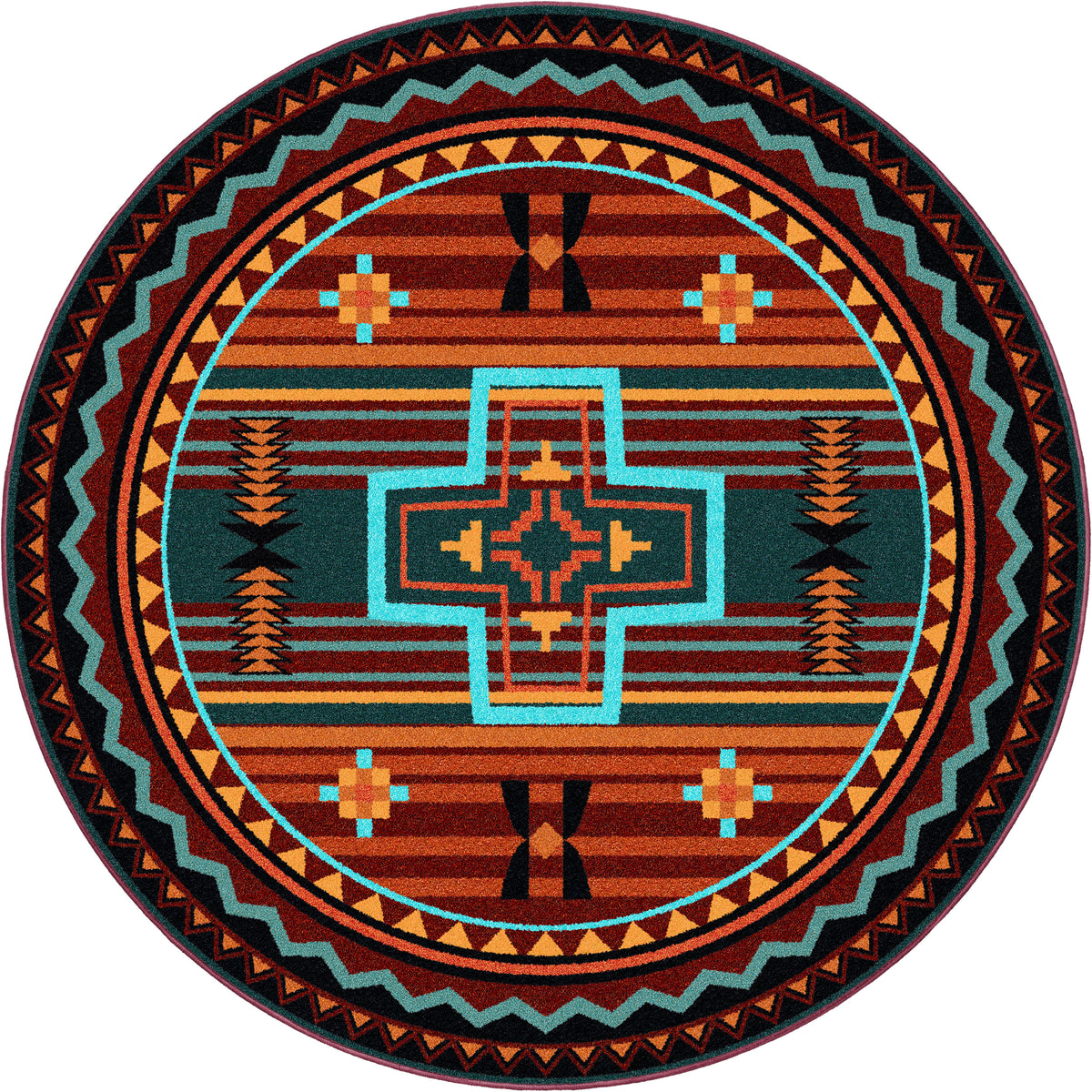 Image of an area rug, Brazos OKA - Sunset