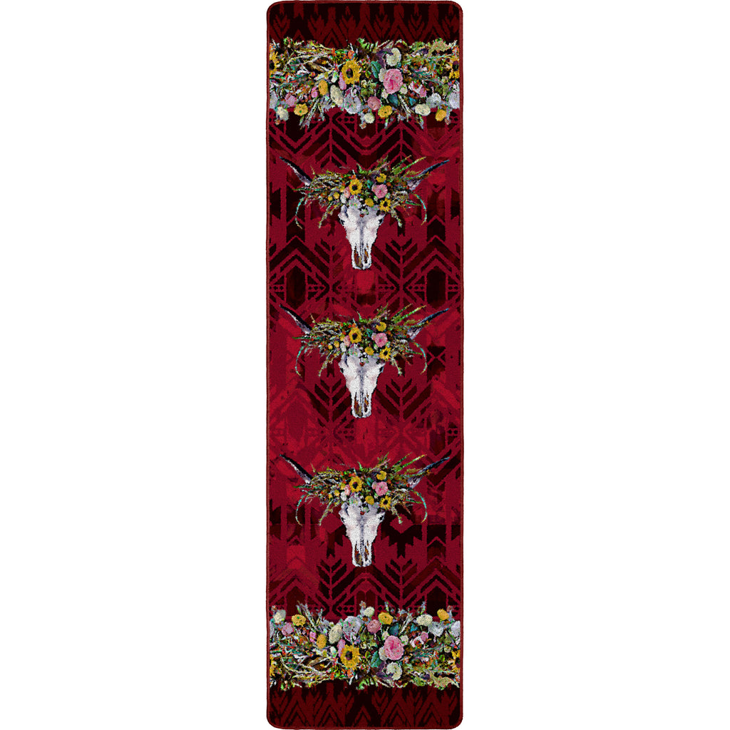 Image of an area rug, Briscoe - Red