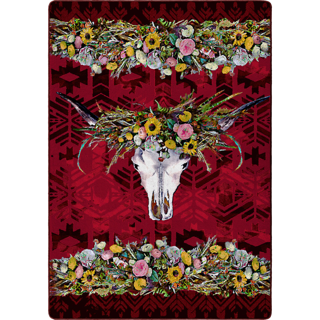 Image of an area rug, Briscoe - Red