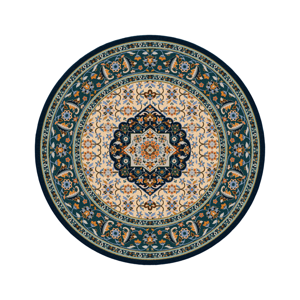 Image of an area rug, Bristol - Worn Navy