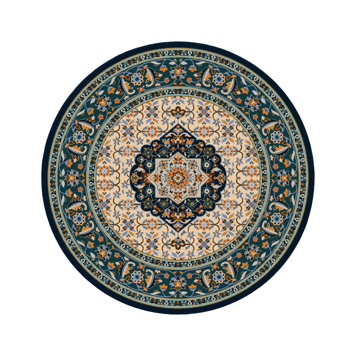 Image of an area rug, Bristol - Worn Navy