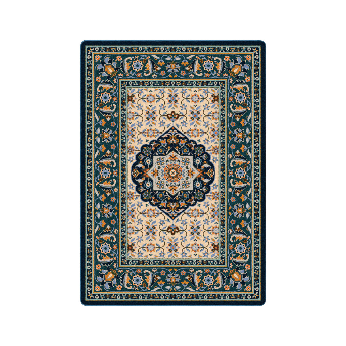 Image of an area rug, Bristol - Worn Navy
