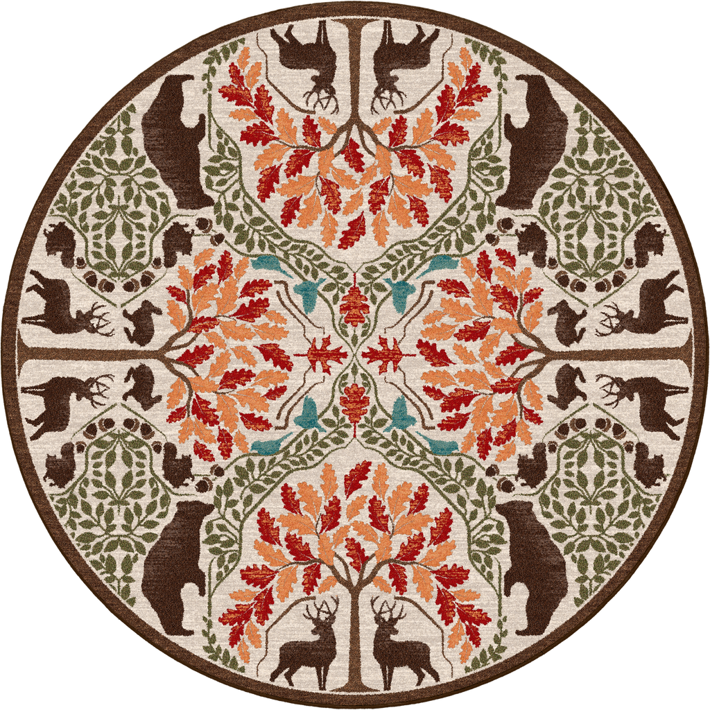 Image of an area rug, Brushwoods - Multi