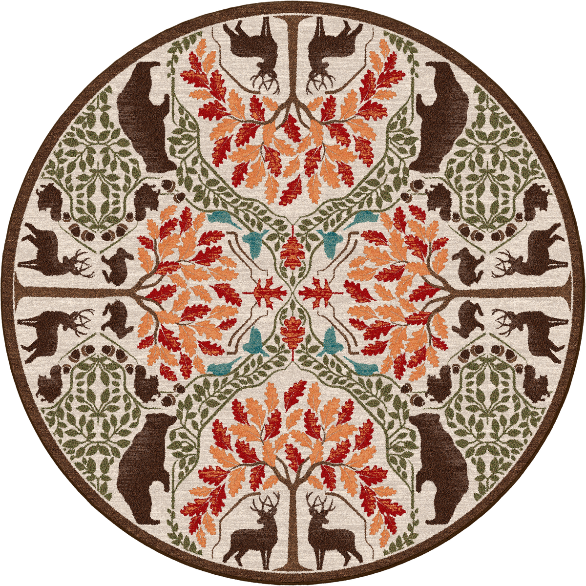 Image of an area rug, Brushwoods - Multi