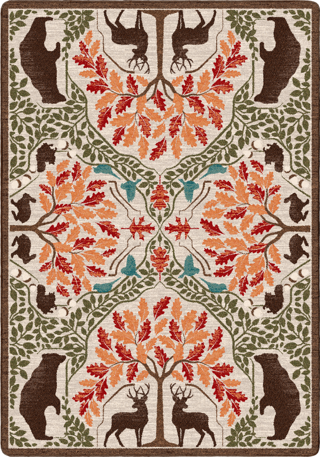 Image of an area rug, Brushwoods - Multi