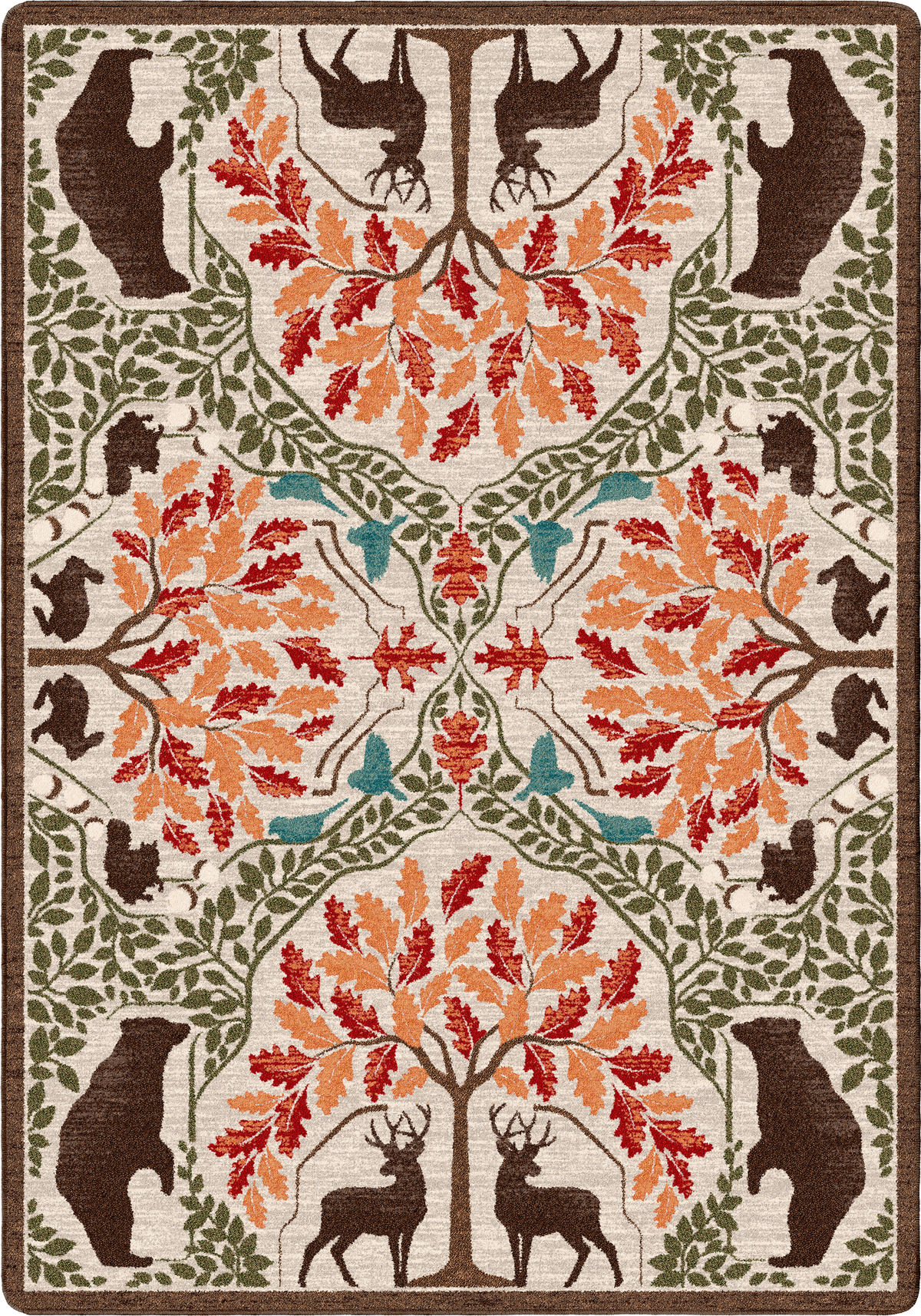 Image of an area rug, Brushwoods - Multi