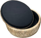 Prairie Dunes Storage Ottoman - 42" Round