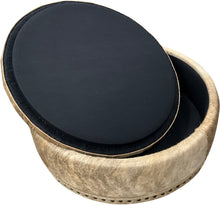 Load image into Gallery viewer, Prairie Dunes Storage Ottoman - 42&quot; Round