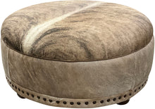 Load image into Gallery viewer, Prairie Dunes Storage Ottoman - 42&quot; Round