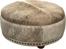 Load image into Gallery viewer, Prairie Dunes Storage Ottoman - 42&quot; Round