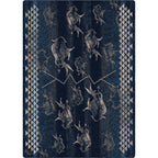 Image of an area rug, Will K Buffalo Rising - Midnight