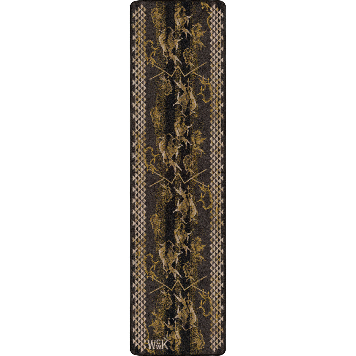Image of an area rug, Will K Buffalo Rising - True Earth