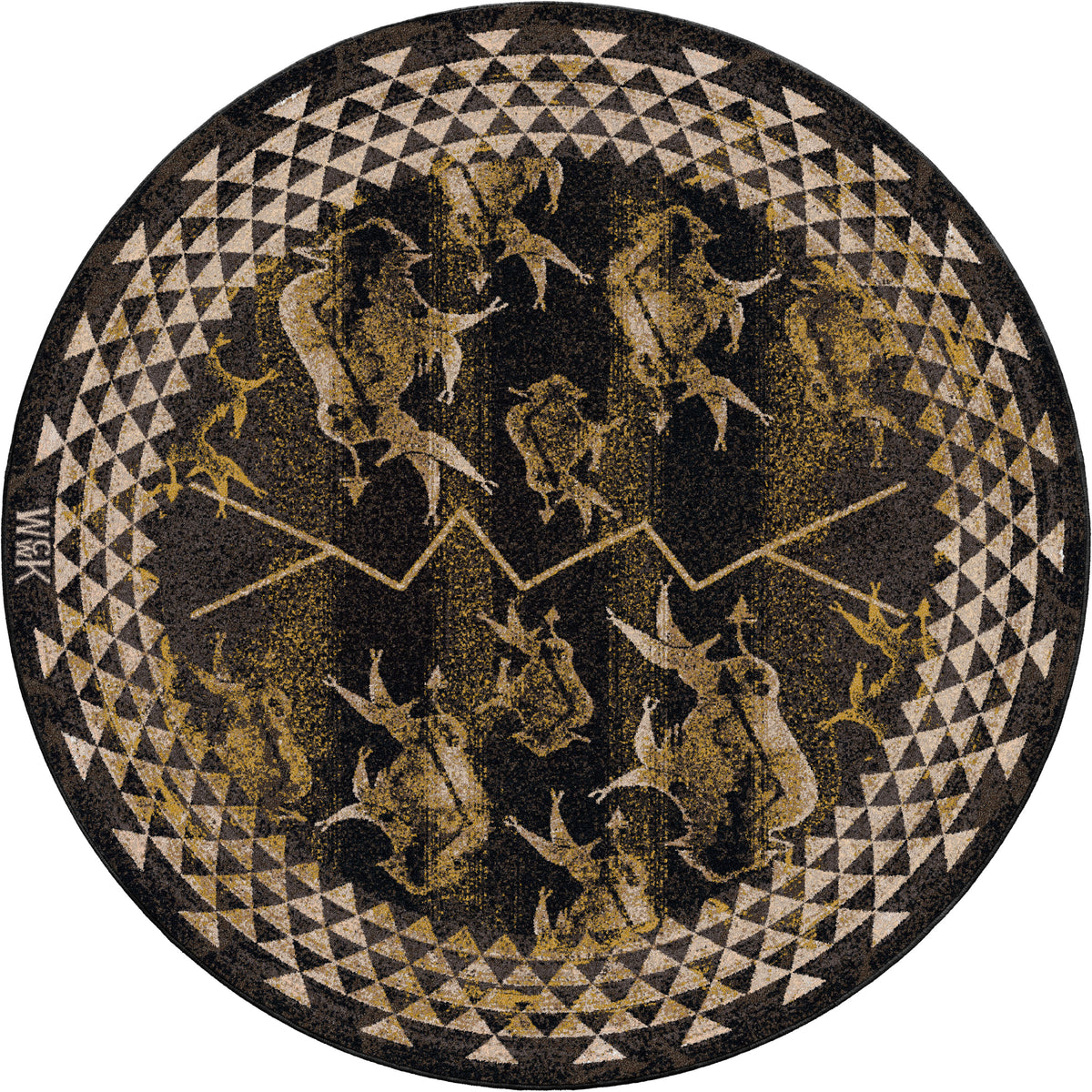 Image of an area rug, Will K Buffalo Rising - True Earth
