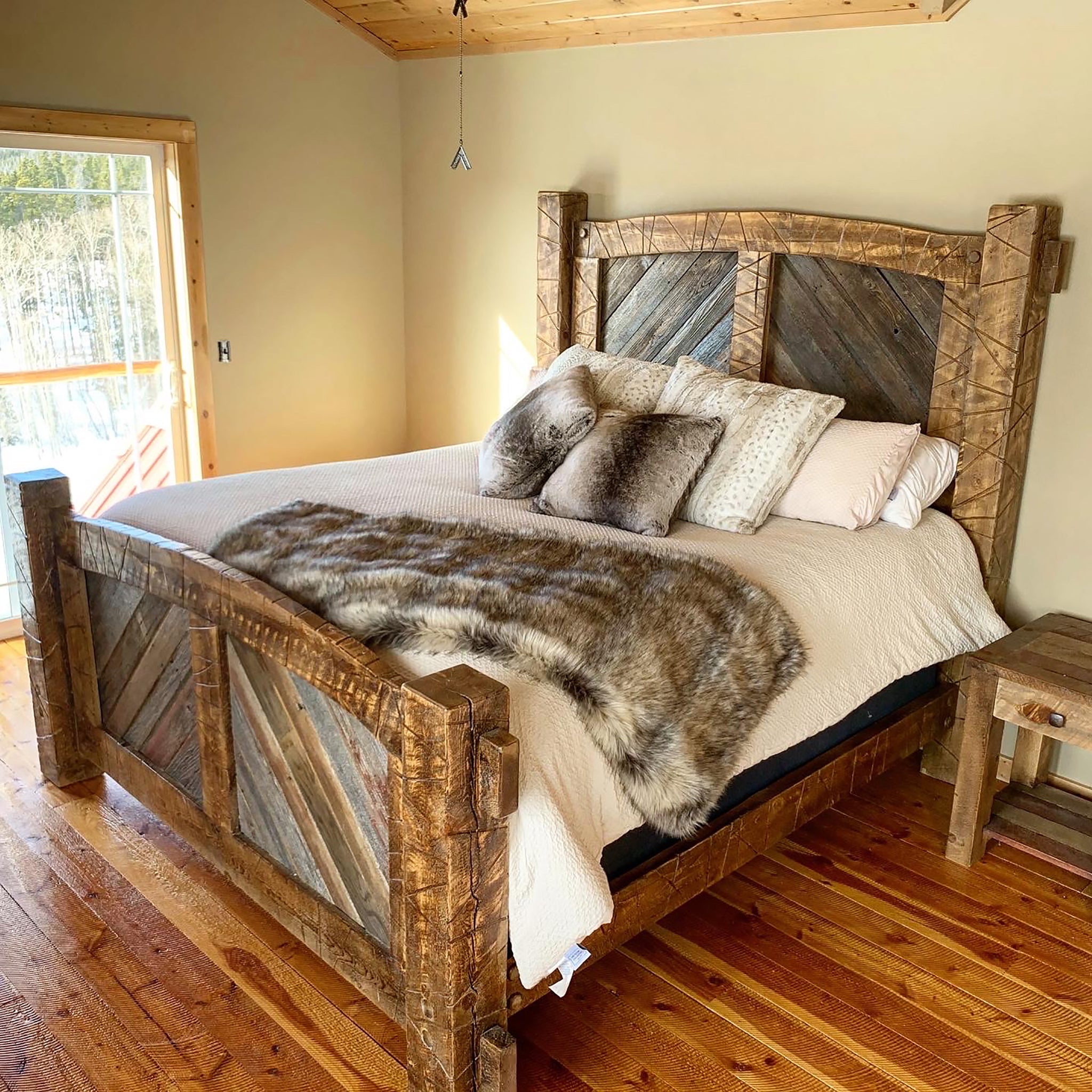 Simple Rustic Bed Frame Rustic Furniture Bed Frame
