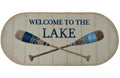 Cozy Cabin Collection Welcome to the Lake 20"x44" Oval Area Rug