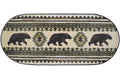 Cozy Cabin Collection Bear Brothers Area Rug