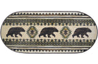 Cozy Cabin Collection Bear Brothers Area Rug