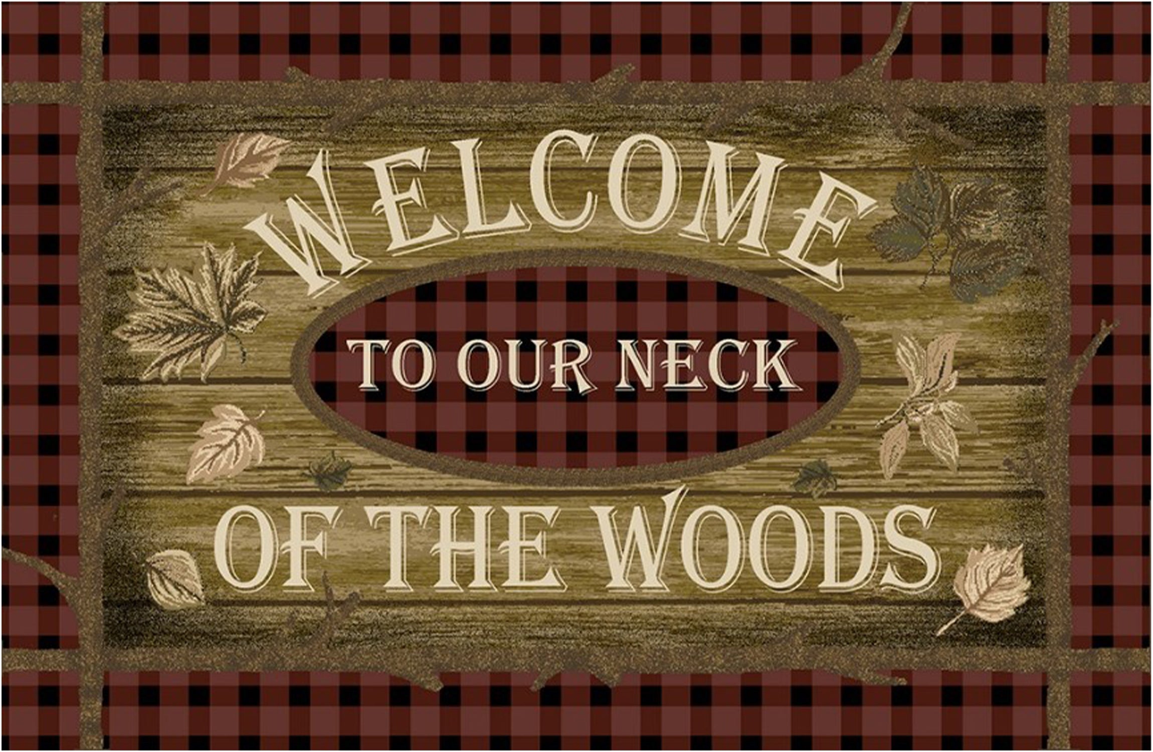 Cozy Cabin Collection Neck of the Woods 30"x46" Area Rug