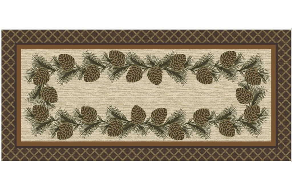 Cozy Cabin Collection Broken Branch Area Rug