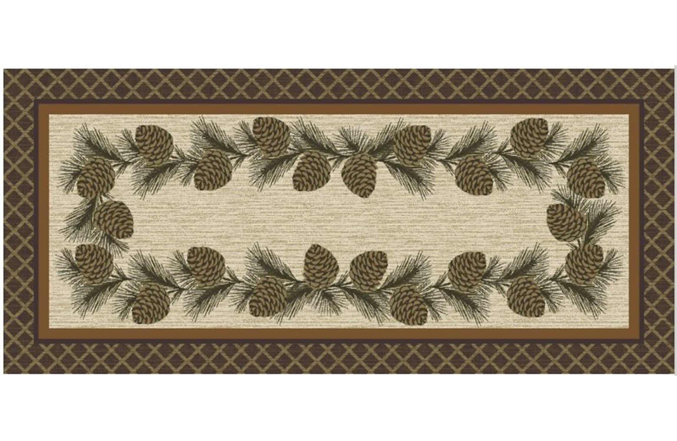 Cozy Cabin Collection Broken Branch Area Rug