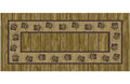 Cozy Cabin Collection Trackside Brown 20"x44" Area Rug