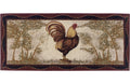 Cozy Cabin Collection Tall Rooster Area Rug
