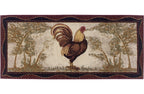 Cozy Cabin Collection Tall Rooster Area Rug